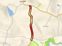 Côte de Sainte-Livrade über Chemin du Soulan