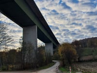 Côte de Sarpay desde Viaduc de Polleur
