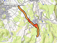 Côte de Saumane de Vaucluse z Pernes-les-Fontaines przez Le Roque-sur-Pennes