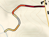 Côte de Sénarens über Duriou