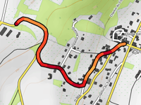 Côte des Granges da Chatillon La Palaud via Chemin de Servignes