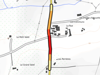 Côte des Perrières desde Les Communs