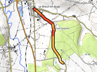 Côte du Breuil-en-Auge from Breuil-en-Auge