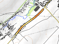 Côte du calvaire de Beugin z Houdain