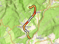 Côte du Château de la Verrerie von Woerth über Langensoultzbach