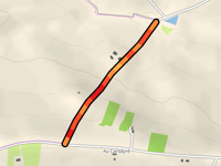 Côte du Chemin de la Carrerasse via Le Colomé