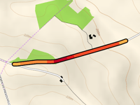 Côte du Chemin de Lahas via Frégouville