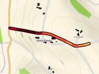 Côte du Chemin des Cannes via Saint Orens