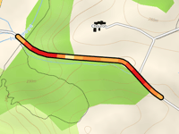 Côte du Chemin Saint-Nicolas via la Lauze