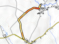 Côte du Pissotiau przez Chemin du Pissotiau