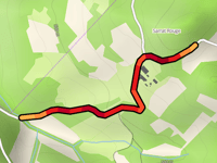 Côte du Sarrat Rouge via Le Jaffus