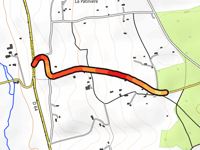 Côte route d'Antignac