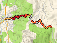 Coto de Serrapio vanuit Cuntis via Mesego