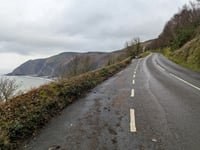 Countisbury Hill von Lynmouth