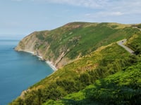 Countisbury Hill von Lynmouth