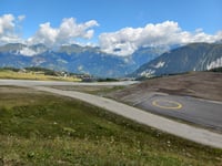 Courchevel Altiport von Brides-les-Bains