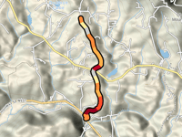 Cowart Mountain Road da Marble Hill Church Road