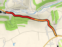 Cowcombe hill von Chalford