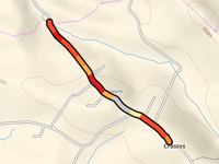 Crastes via Chemin de Crastes
