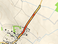 Crayke przez Brandsby Road
