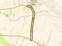 Crayke Road przez Crayke Lane