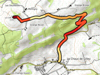 Crêt Moniot da La Chaux