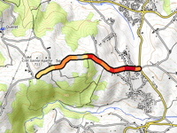 Boulain / Crêt Sainte Agathe über Route de Trémas