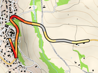 Crillon le Brave przez Petite route de Bedoin