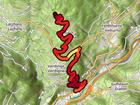 Croce del tempo Caerna vanuit Klausen / Chiusa