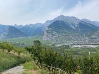 Croix-de-Coeur vanuit Aproz