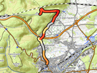 Croix de Langerthal depuis Saverne