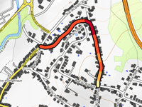 Croix über Rue de la Vallée