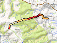 Crowcombe Combe von Over Stowey