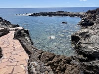 Montaña de la Fuente from Playa de Tacorón