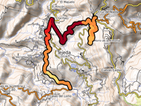 Cruz de Tejeda da Cuevas Caídas via Las Crucitas