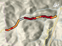 Cuesta Las Bateas da Los Andes