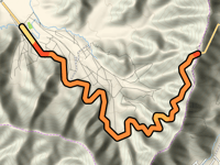 Cumbre Cuesta Barriga from Patagüilla