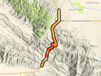 Cuyama Pass von Taft