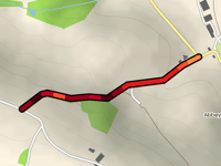 Cwm Road depuis Abbey Dore