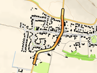 Daskett Hill przez Finkle Street