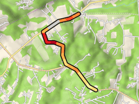 Deer Hill Road from Plattenburg