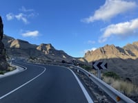 Degollada de la Aldea desde La Ladera