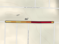 Dell Avenue von Whitesburg Drive