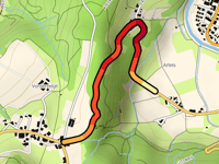 Dettenriederstrasse da Rikon im Tösstal