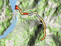 Dewdney Trunk Road from Stave Falls