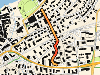 Dianastrasse via Parkweg