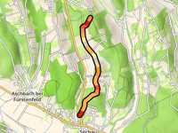 Diebsgraben Weg von Söchau