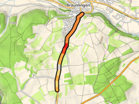 Dögginger Strasse from Bräunlingen