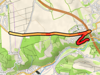 Dölzschener Berg über Serpentinstrasse