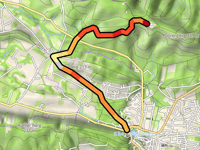 Dörenberg von Bad Iburg über Urberg